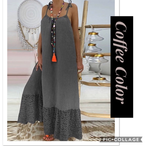 COSB Dresses & Skirts - Coffee Color Summer Dress/Cover Up